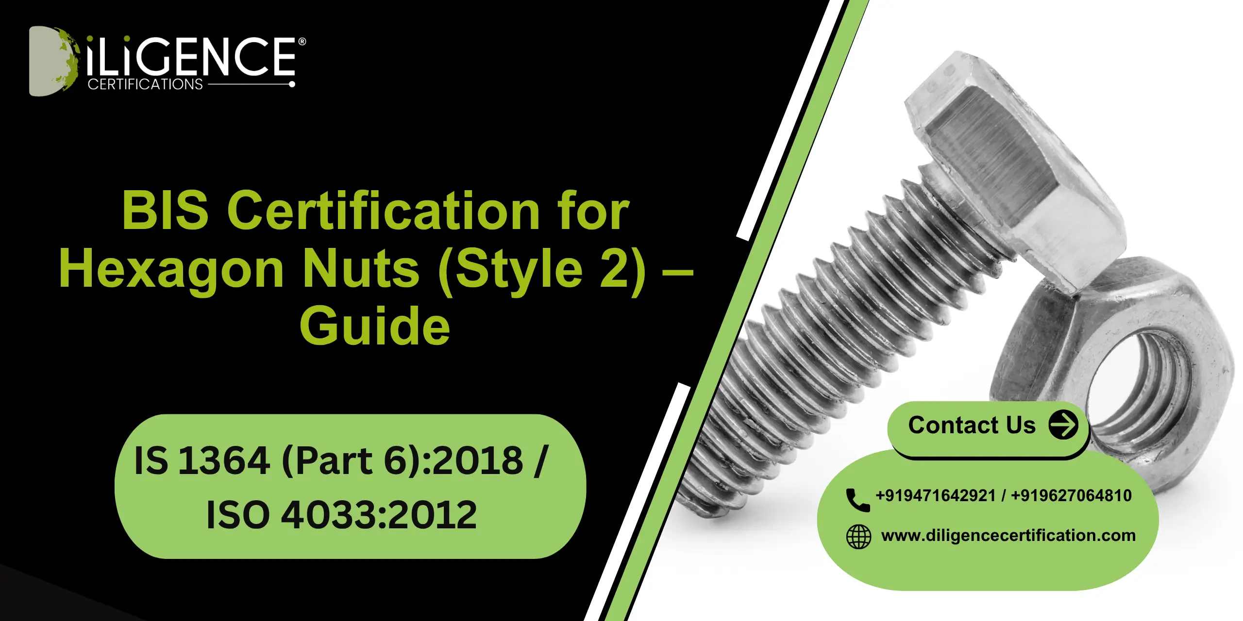 BIS Certification for Hexagon Nuts