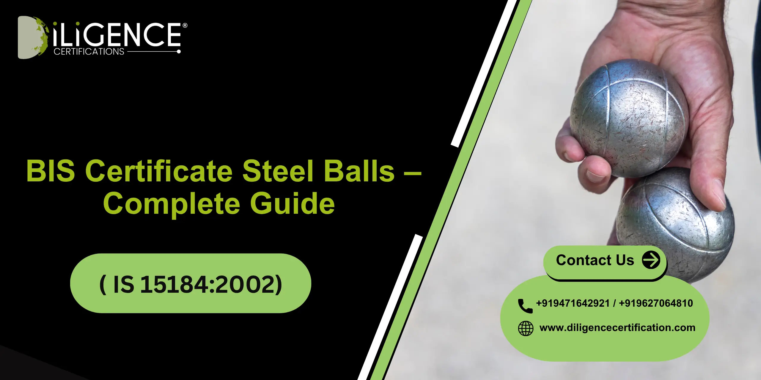 BIS Certification for Steel Balls