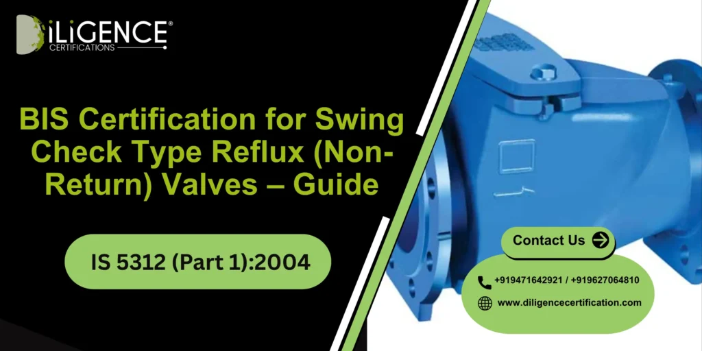 Swing Check Type Reflux