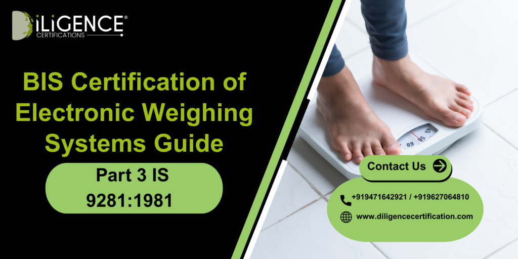 BIS Certification Weighing Scales