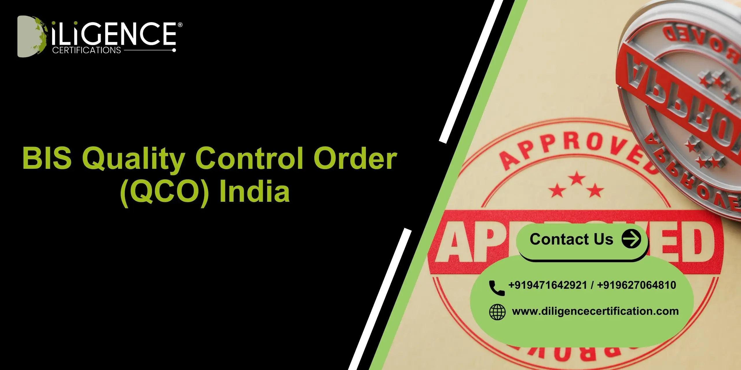 BIS QCO Certification India