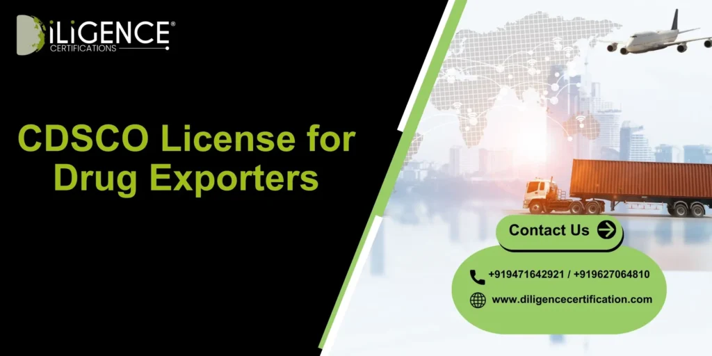 CDSCO License for Drug Exporters