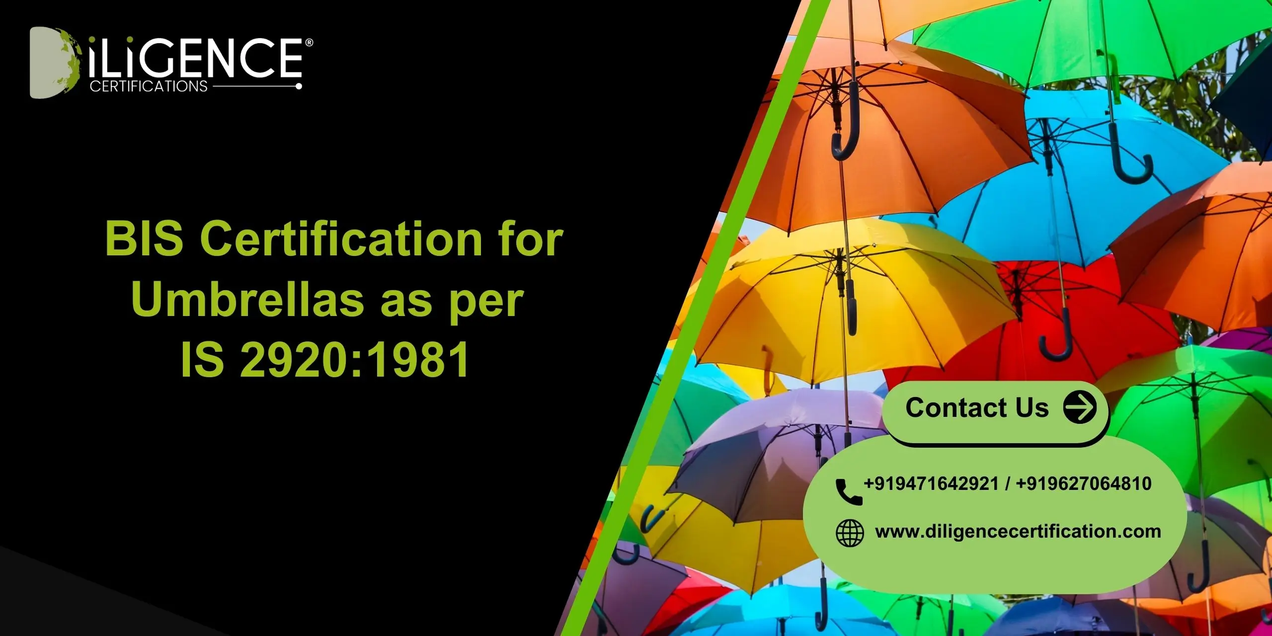 BIS Certification for umbrellas