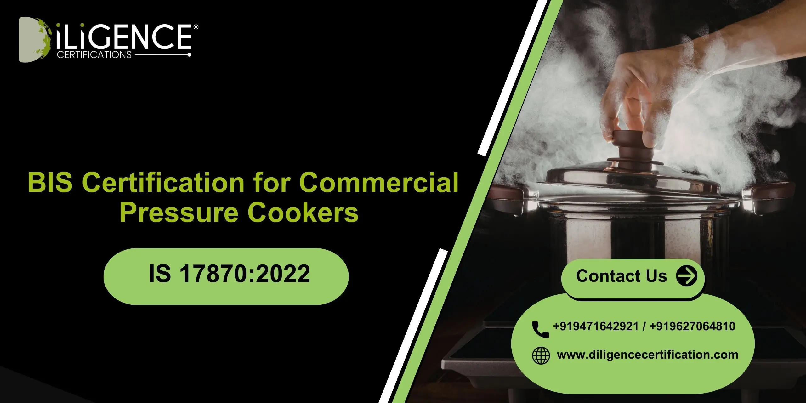 BIS for Commercial Pressure Cookers