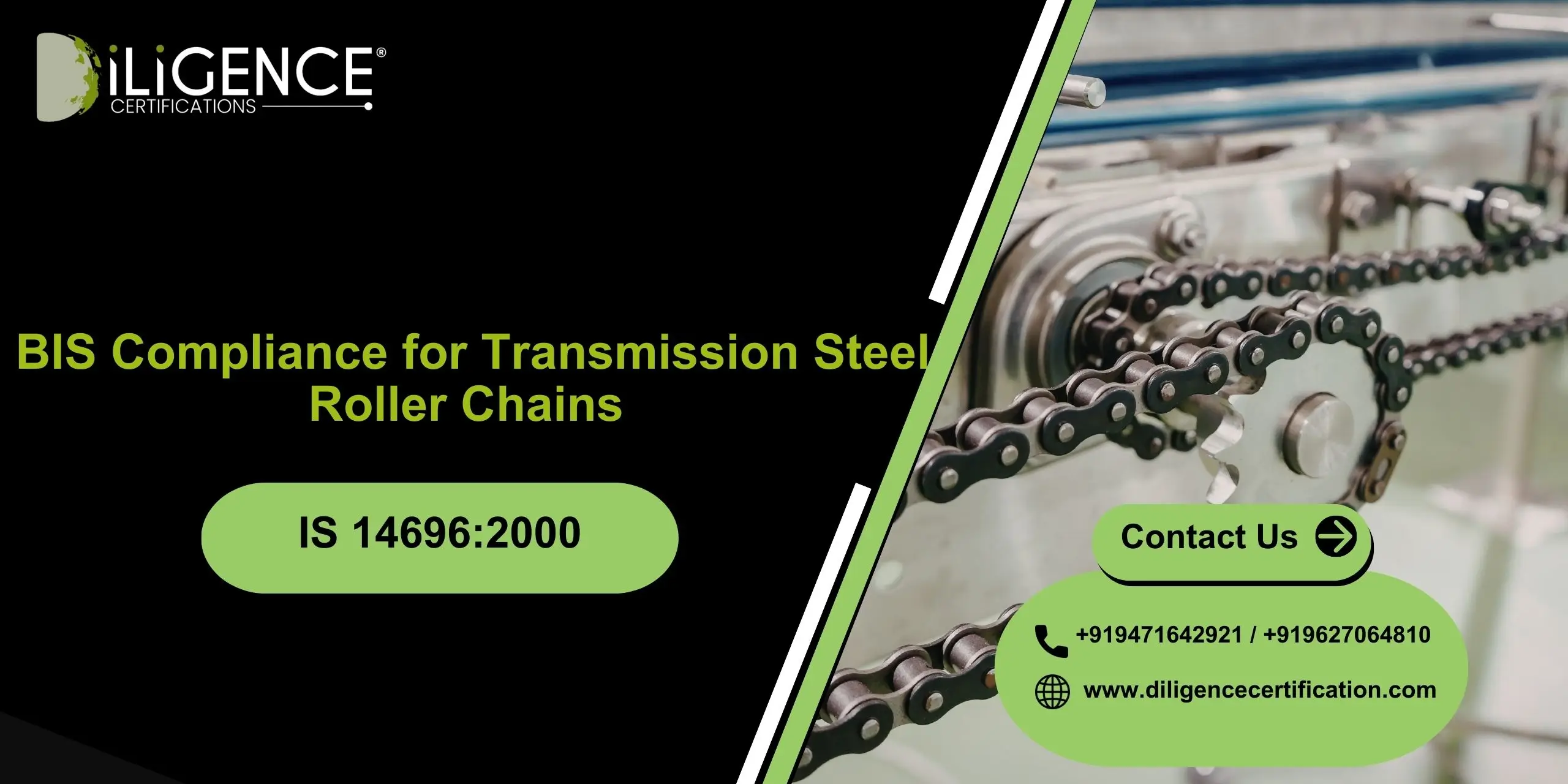 BIS for Steel Roller Chains
