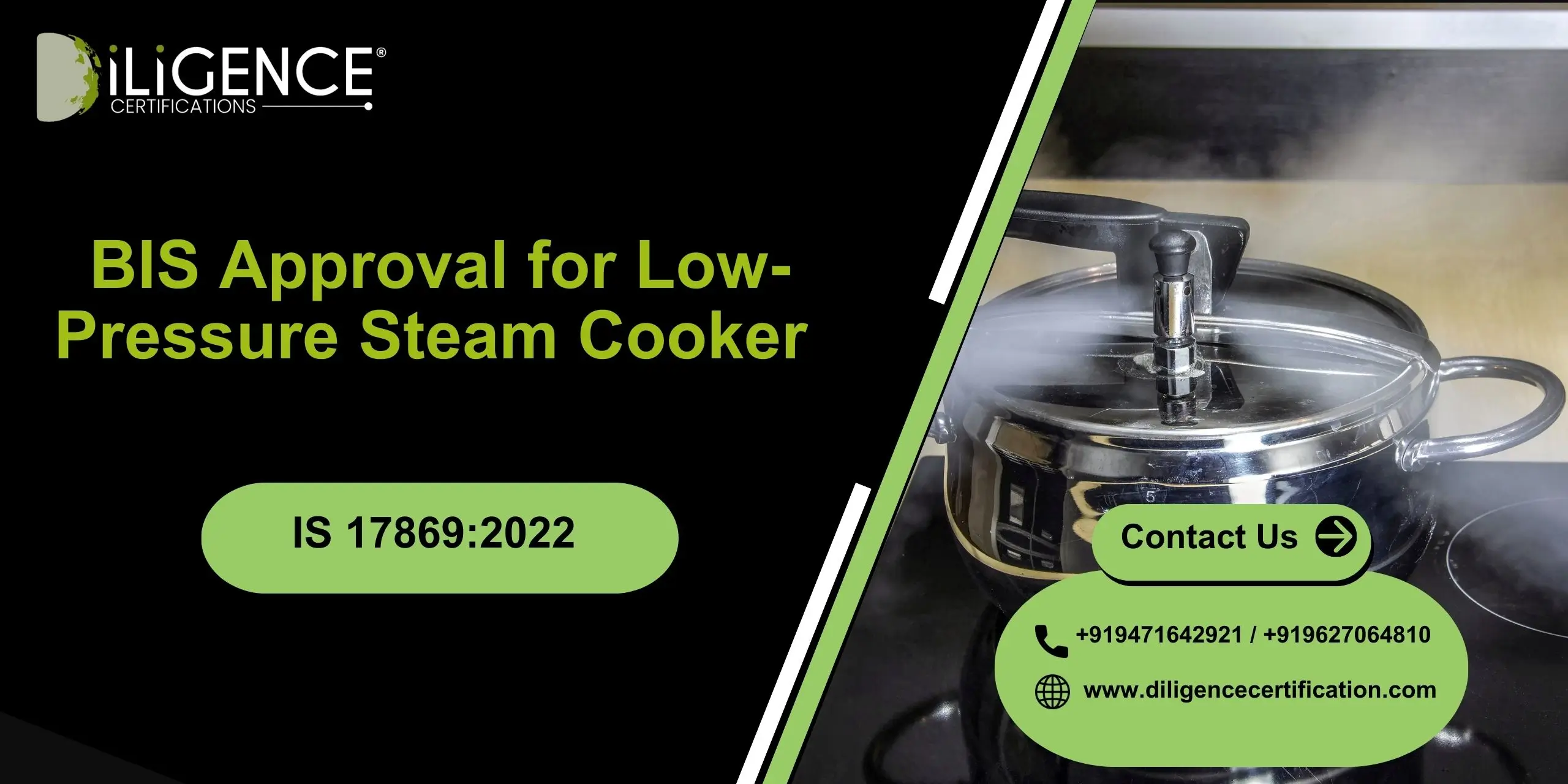 BIS certification for Steam Cooker