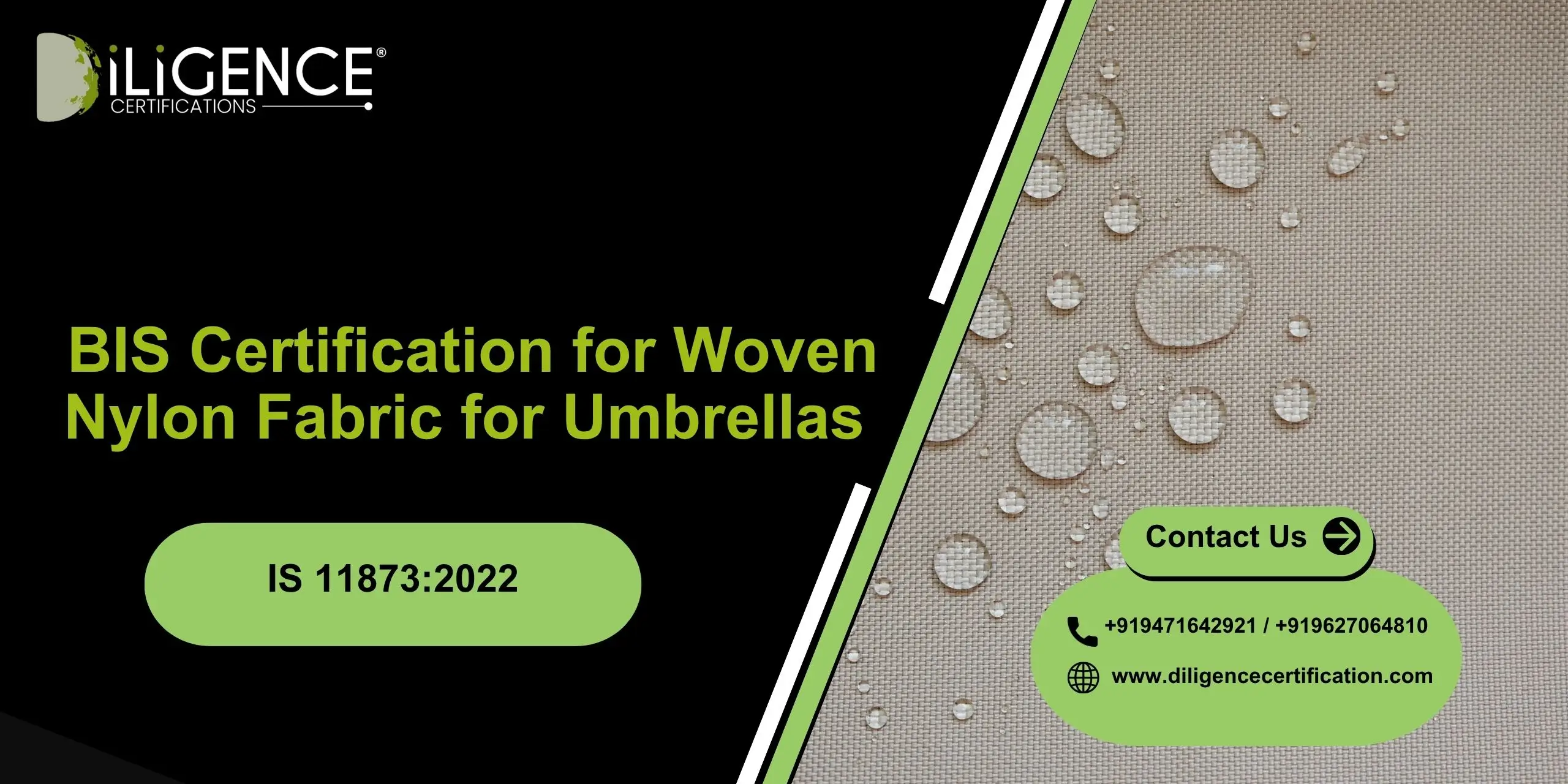 BIS for Woven Nylon Umbrella Fabric