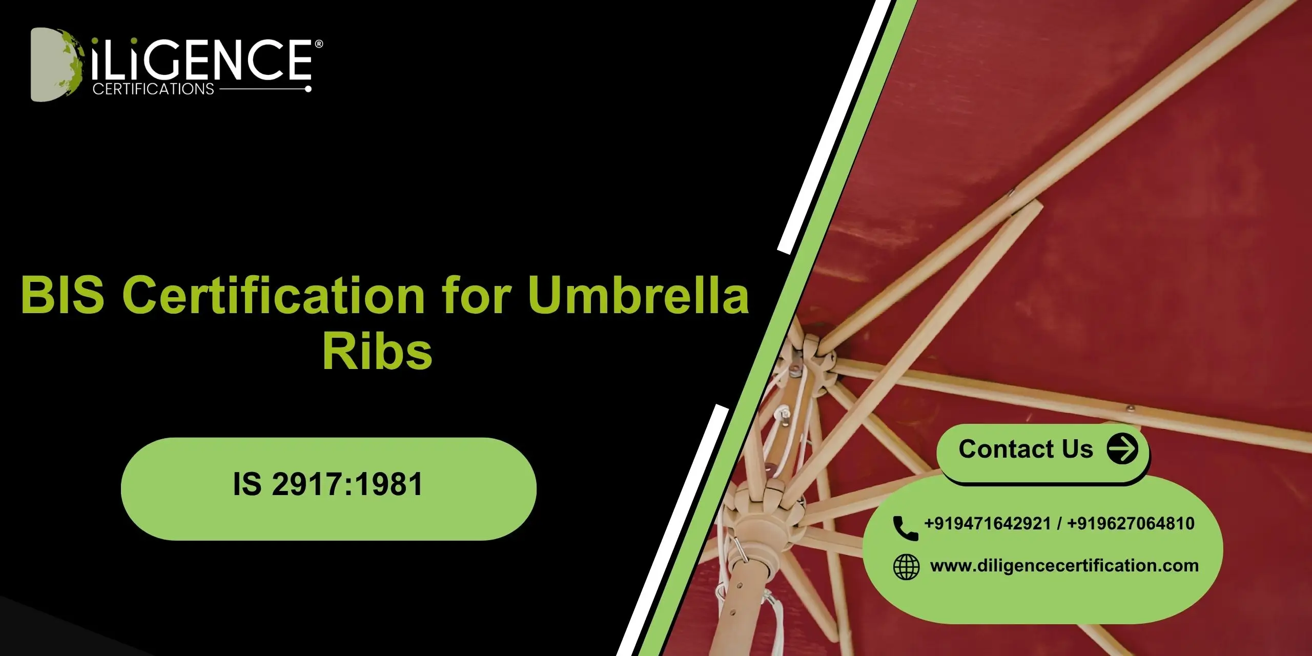 BIS Certification for Umbrella Ribs