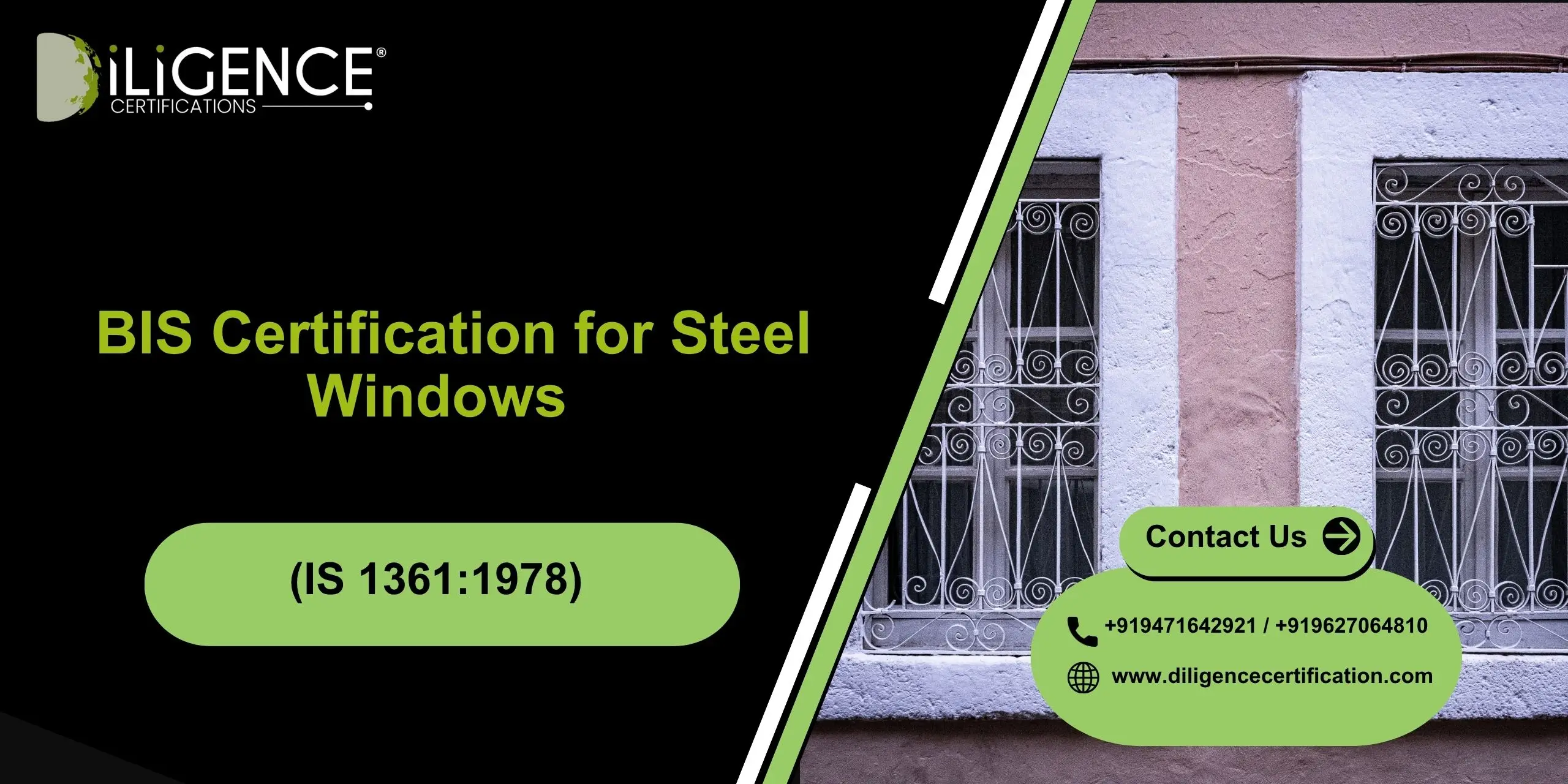 BIS Certification for Steel Windows