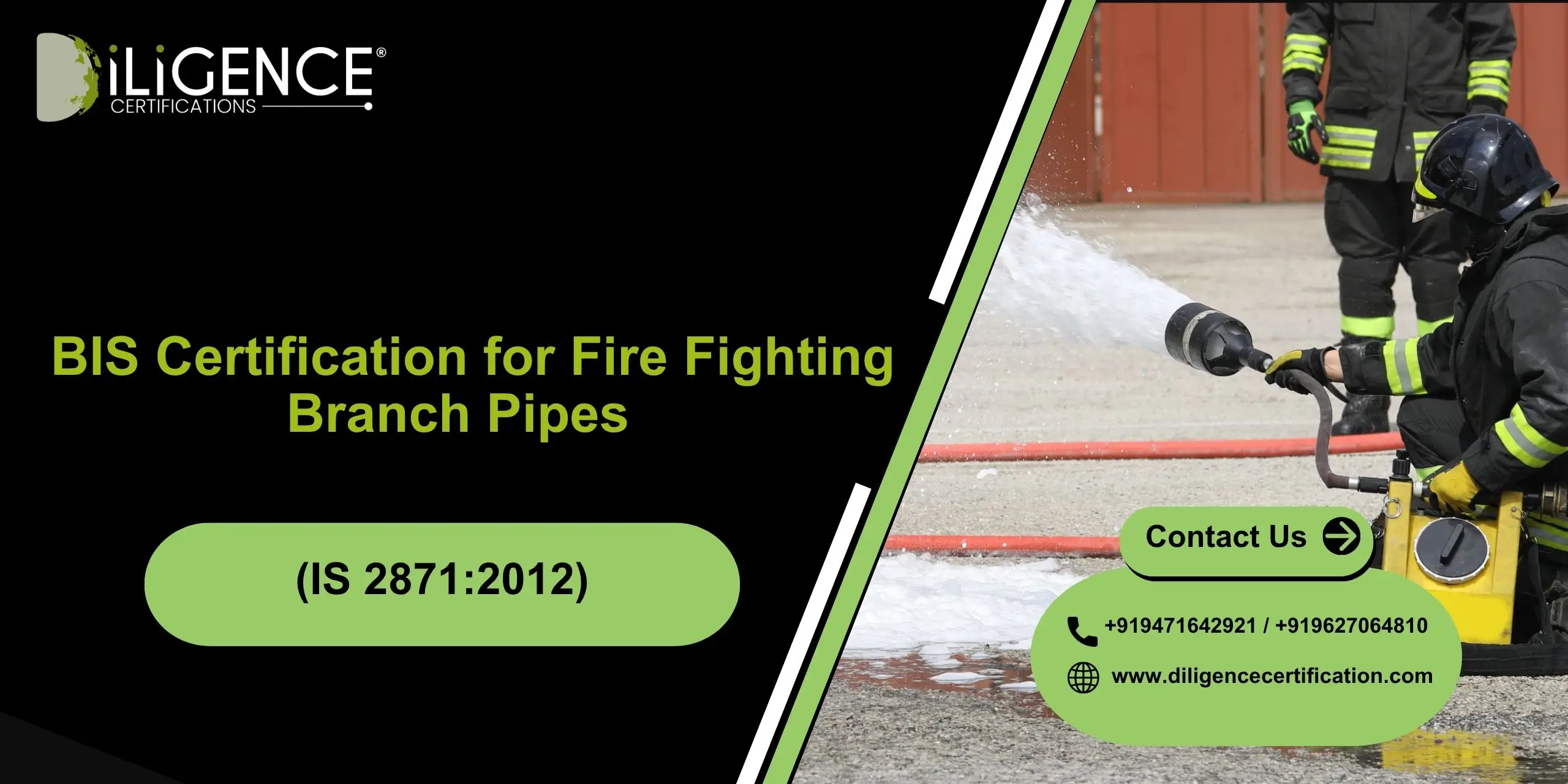 BIS for Fire Fighting Branch Pipes