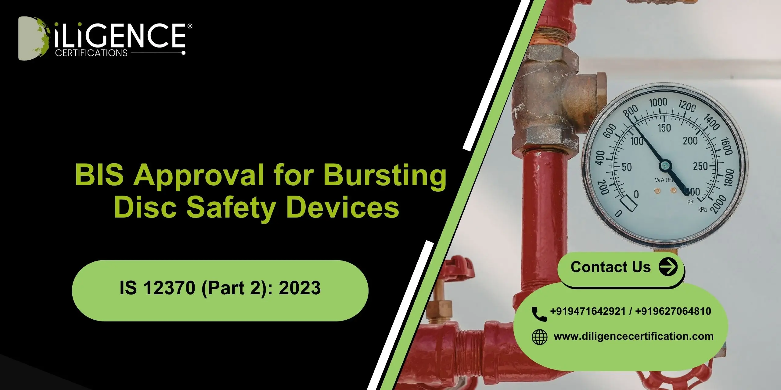 BIS for Bursting Disc Safety Device
