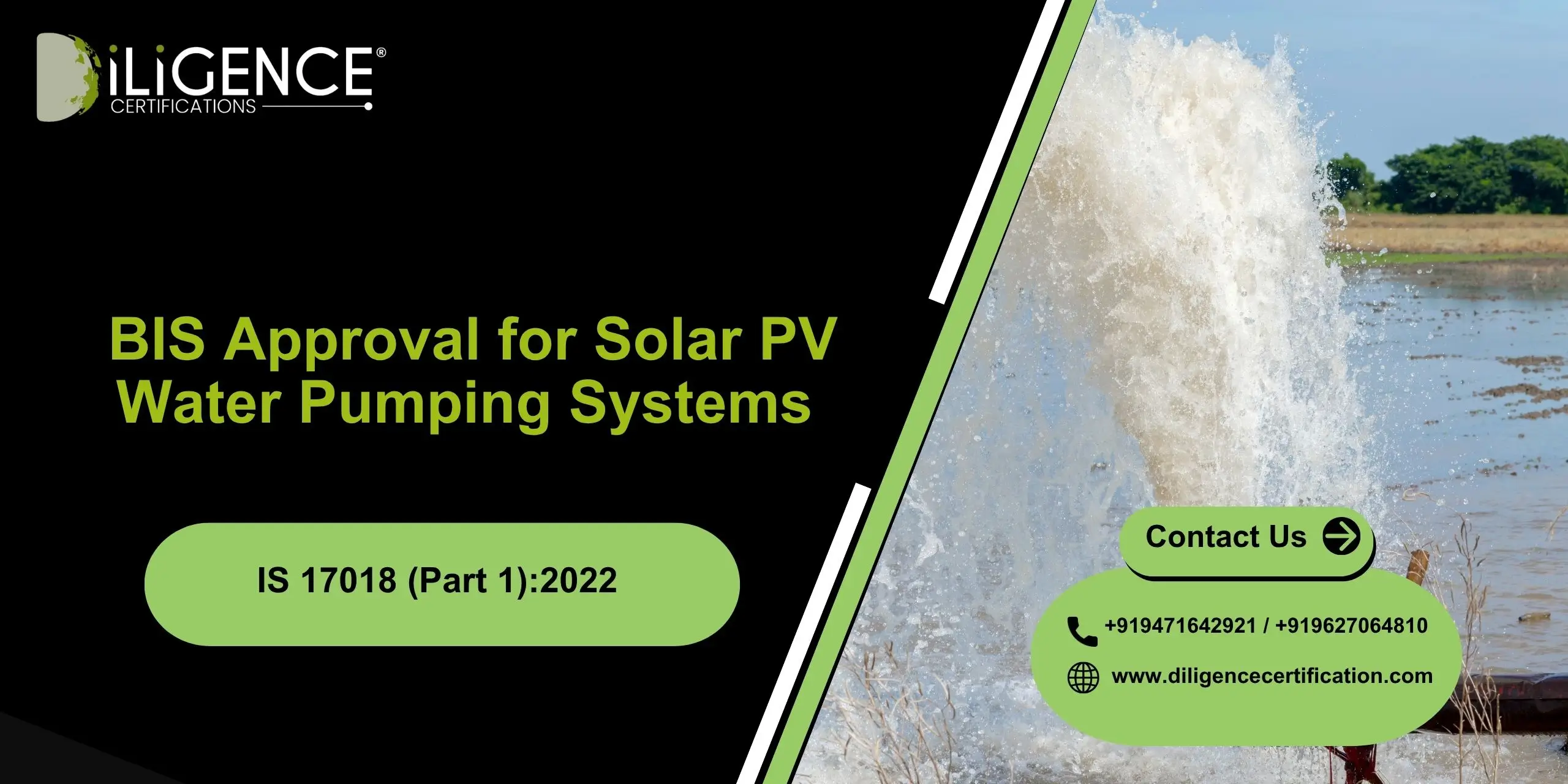 BIS for Solar PV Pumping Systems