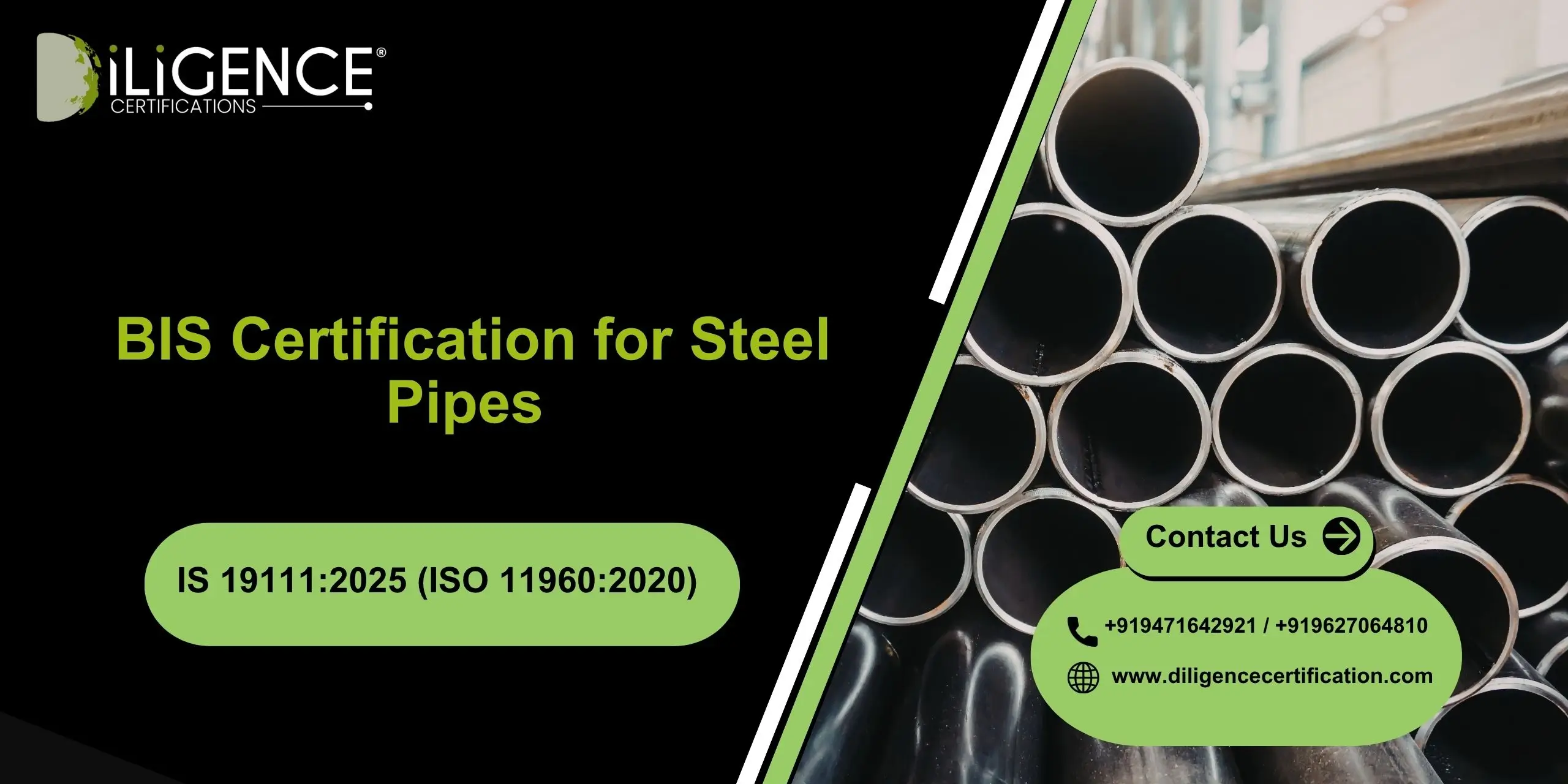 BIS Certification for Steel Pipes