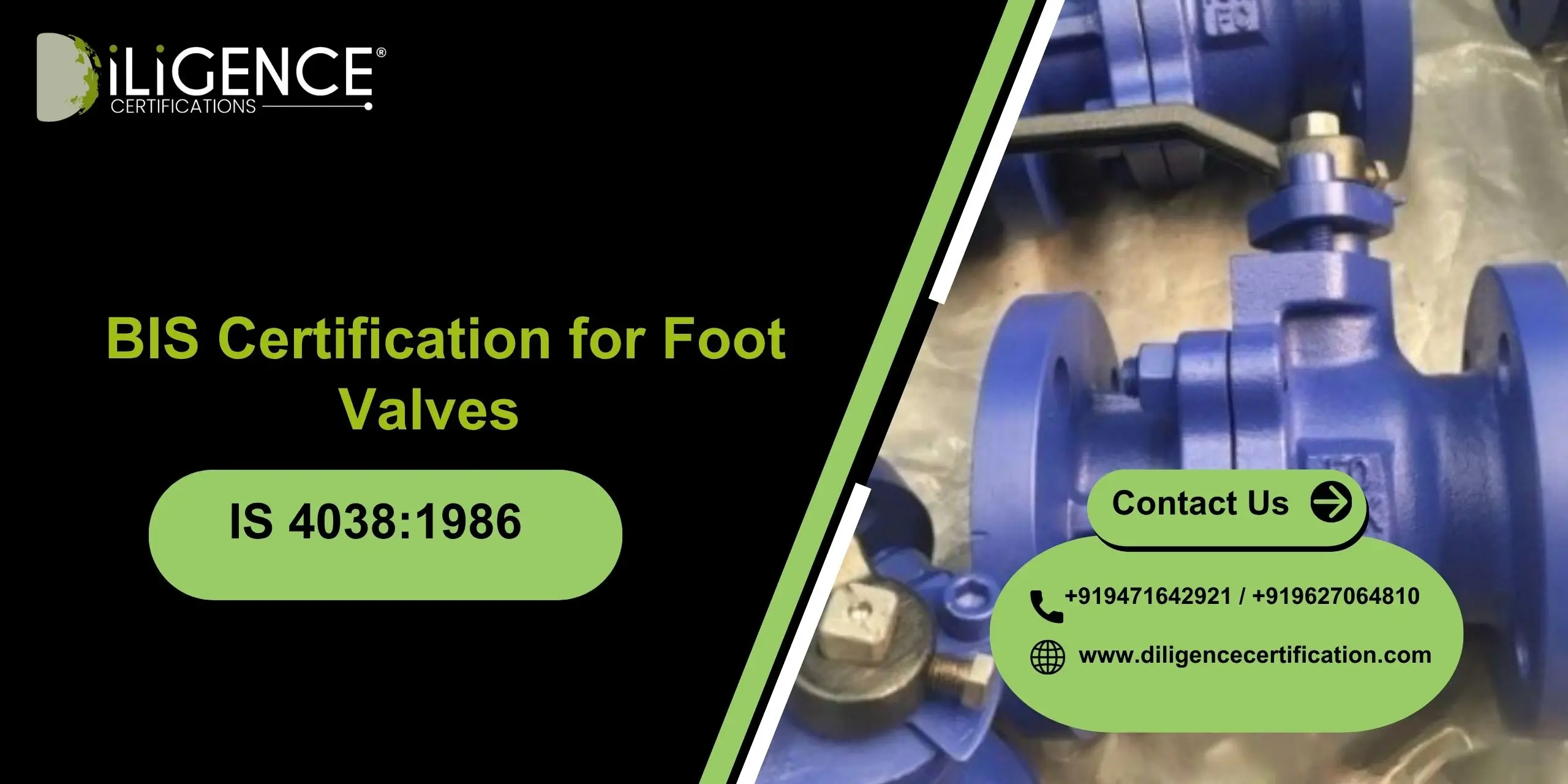BIS Certification for Foot Valves