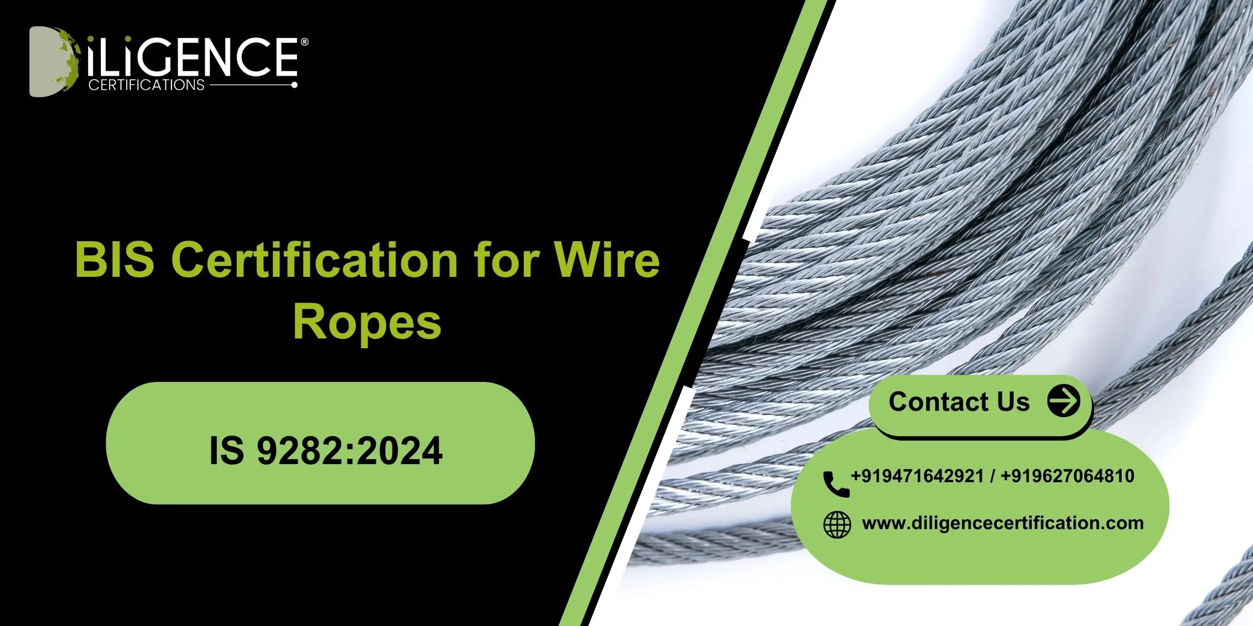 BIS Certification for Wire Ropes