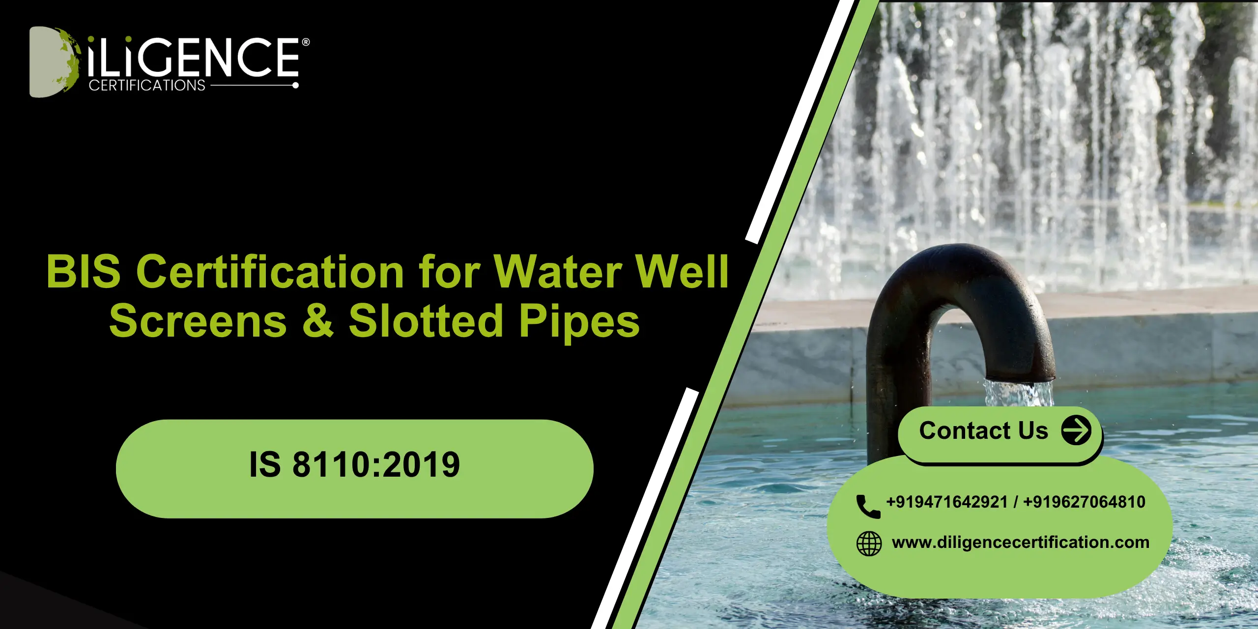 BIS for Water Well Pipes