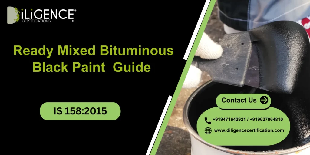 Ready Mixed Bituminous Black Paints IS 158:2015 Guide 