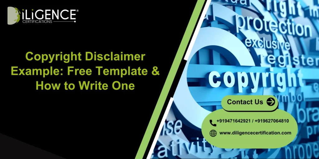 Copyright Disclaimer Example: Free Template & How to Write One