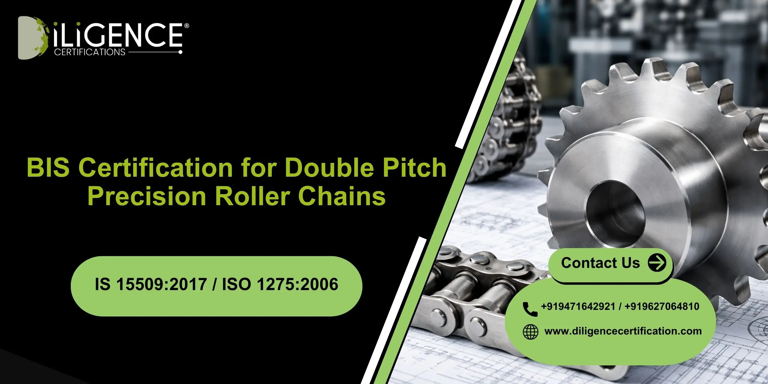 BIS Certification for Roller Chains