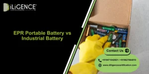 Portable vs industrial battery EPR India comparison