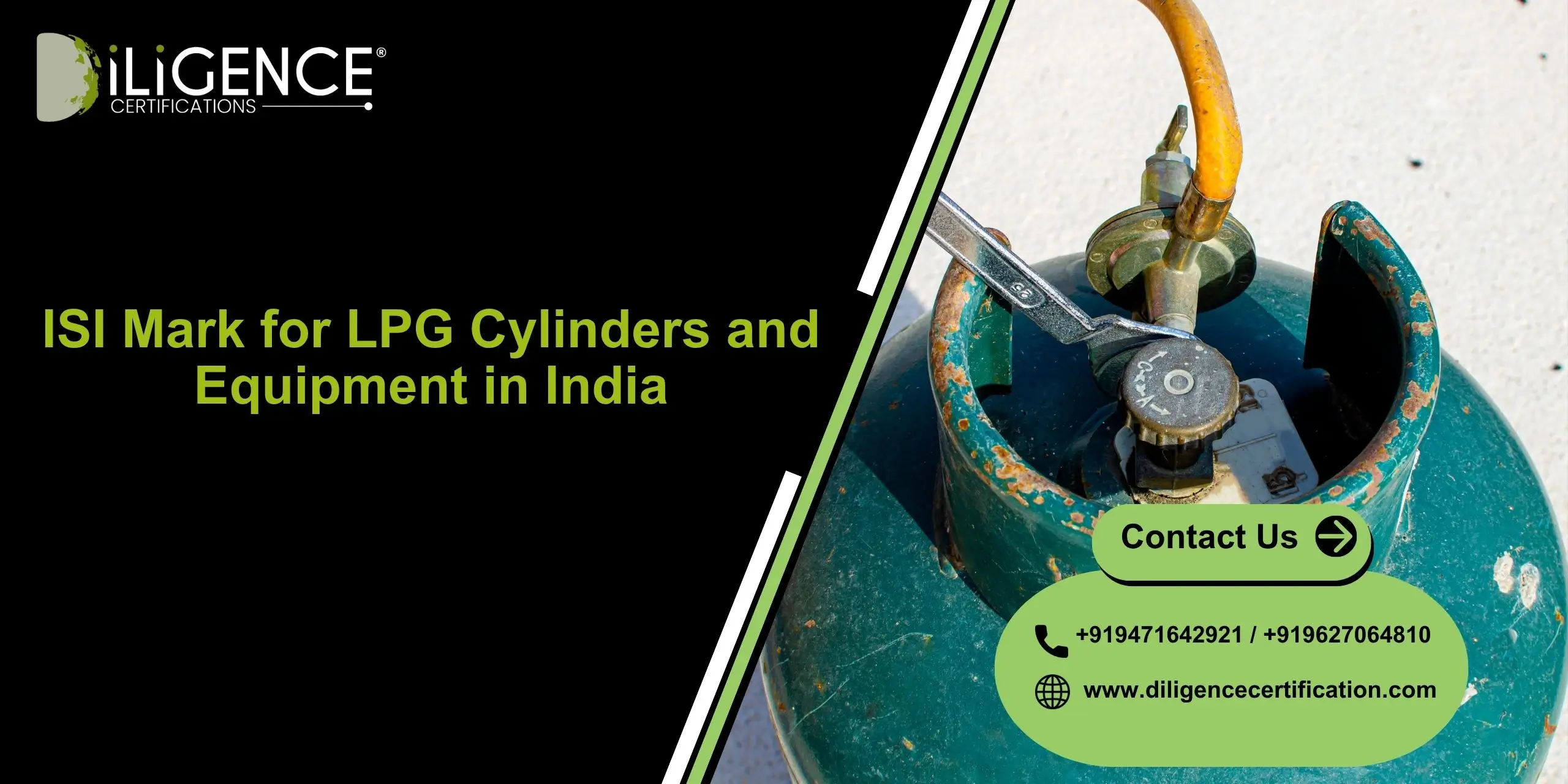 ISI Mark for LPG Cylinders ensuring safe usage India