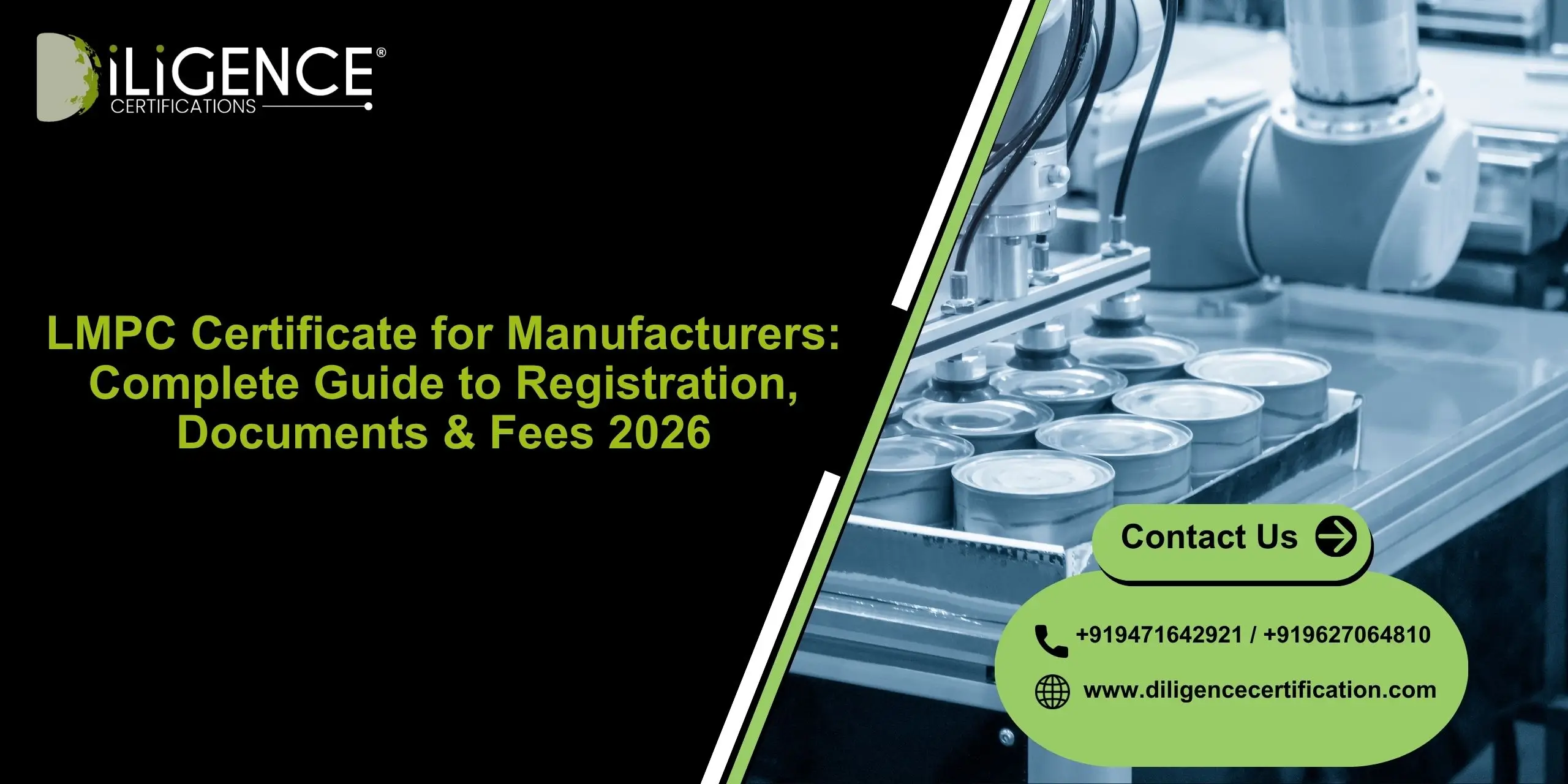 LMPC Certificate for Manufacturers