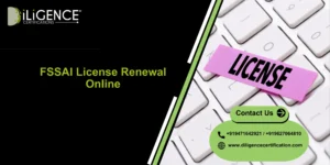 Food Licence Renewal Online services by Diligence Certification for FSSAI renewal, documentation, and food business compliance in India.