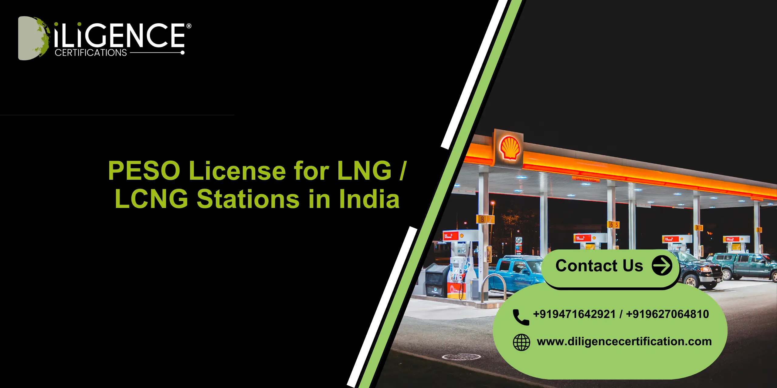 PESO License for LNG Stations – Diligence Certification