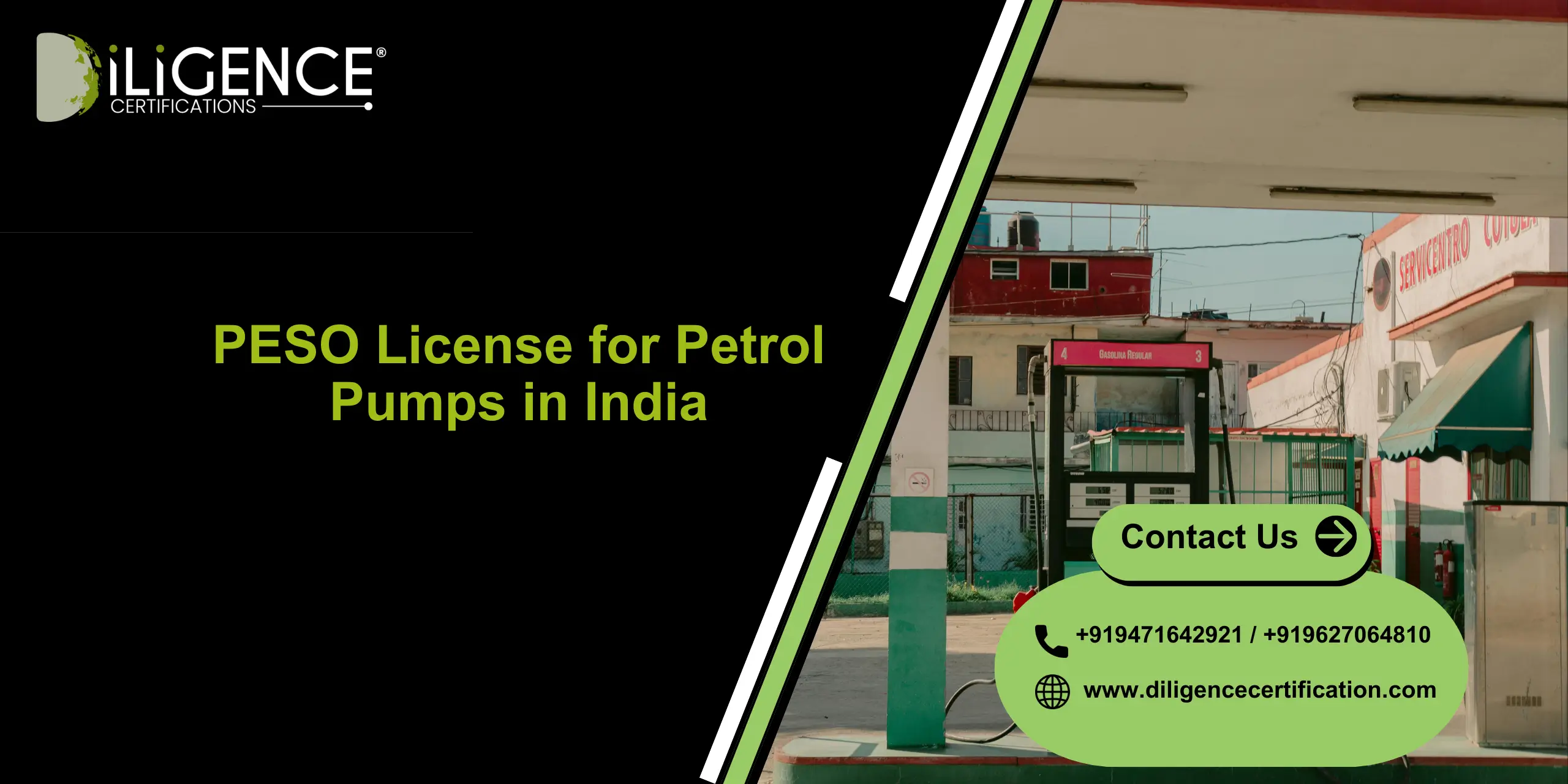 PESO License for Petrol Pumps – Diligence Certification
