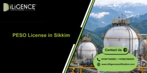 PESO License in Sikkim consultant by Diligence Certification for safe petroleum, LPG, gas cylinder, and hazardous material compliance approval.