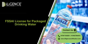 FSSAI for Packaged Drinking Water compliance support by Diligence Certification, best consultant for water plant licensing in India