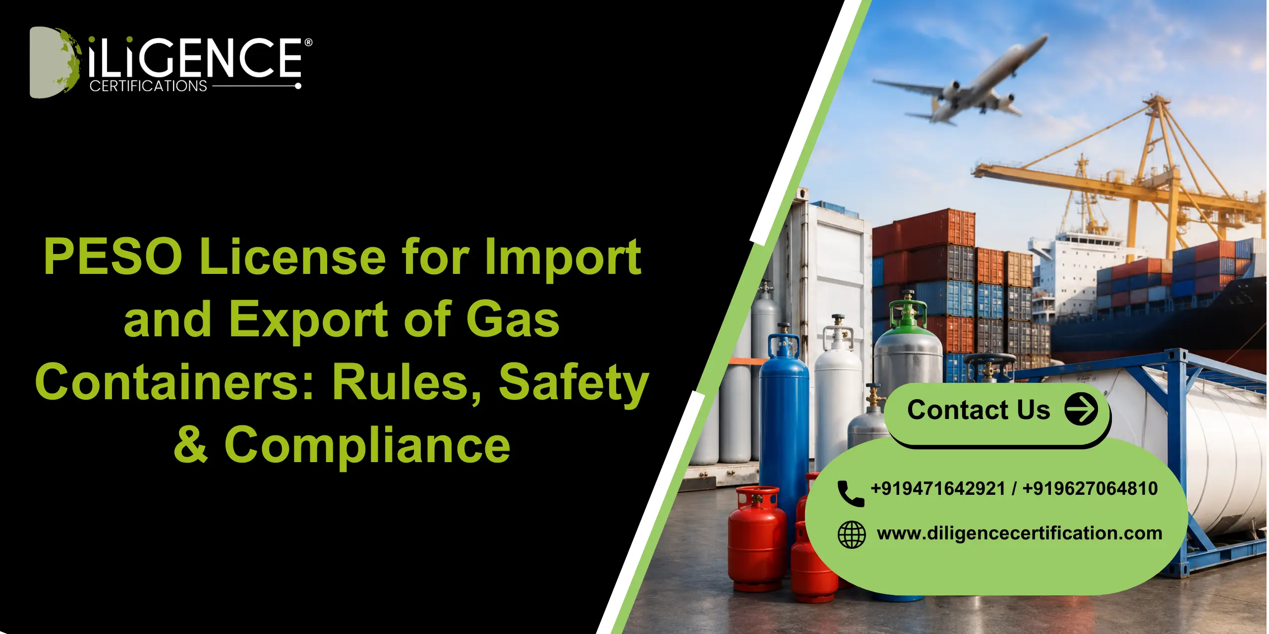Import and Export of Gas Containers