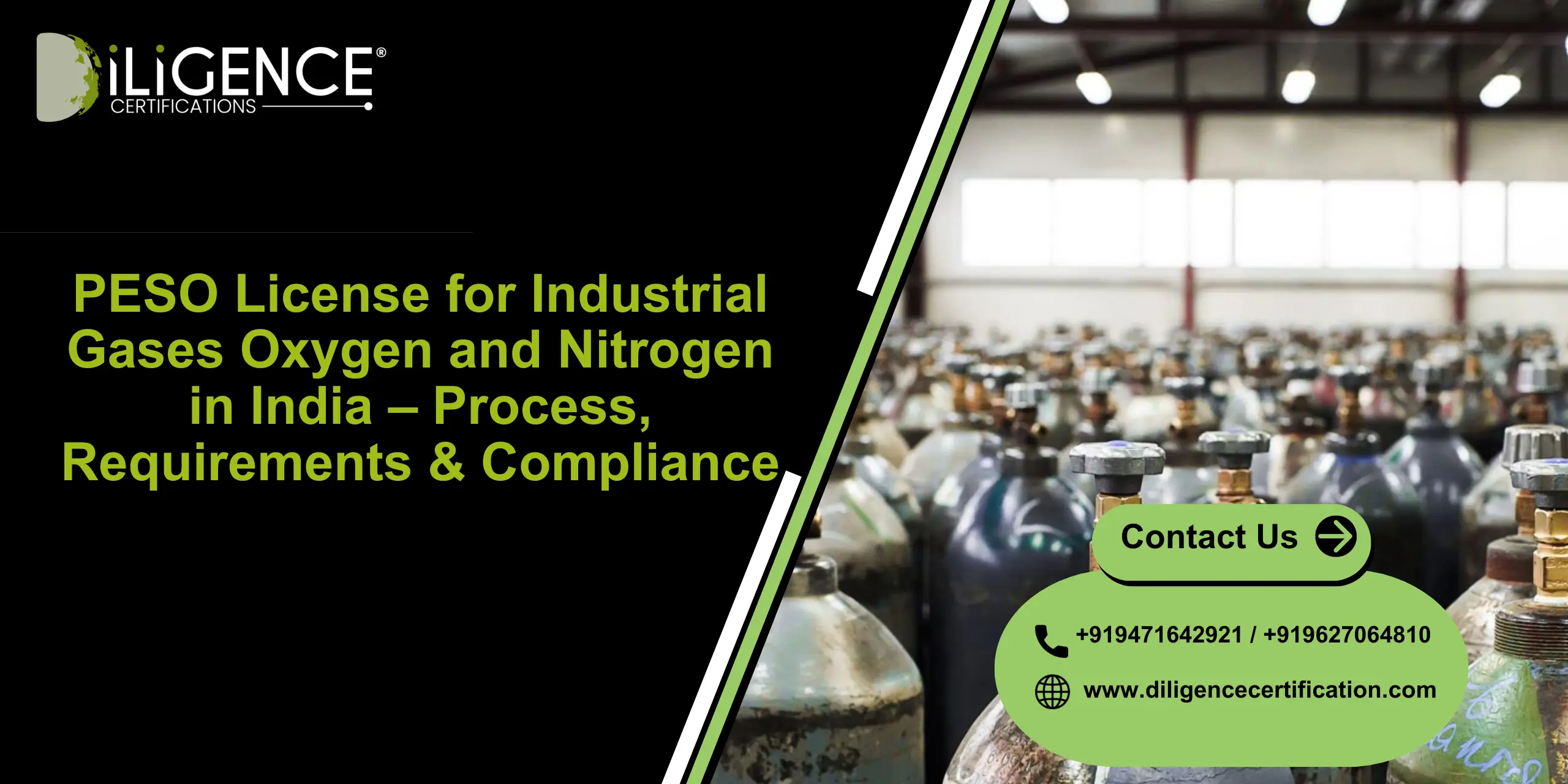 PESO License for Industrial Gases