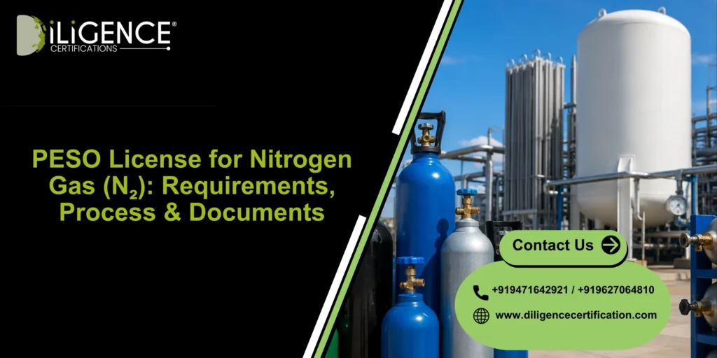 PESO License for Nitrogen Gas