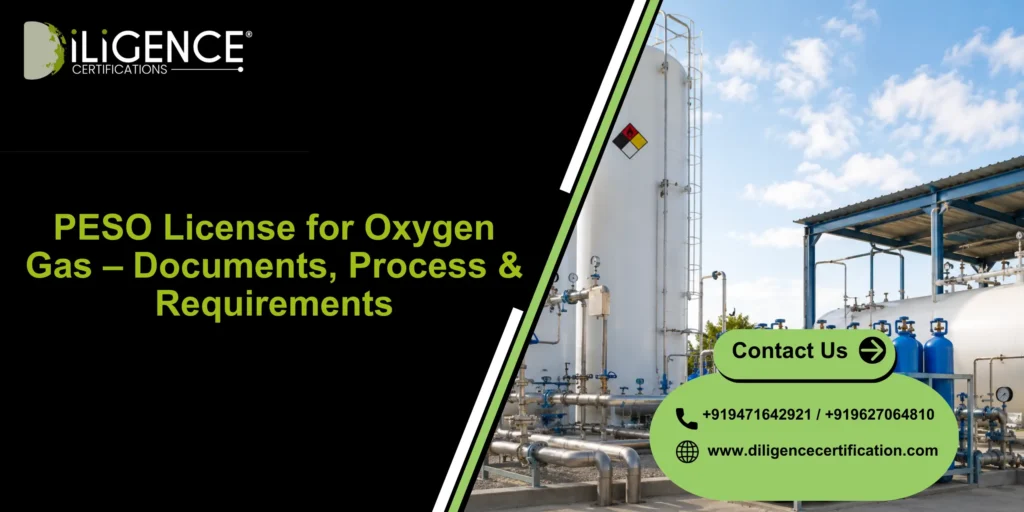 PESO License for Oxygen Gas – Documents, Process & Requirements