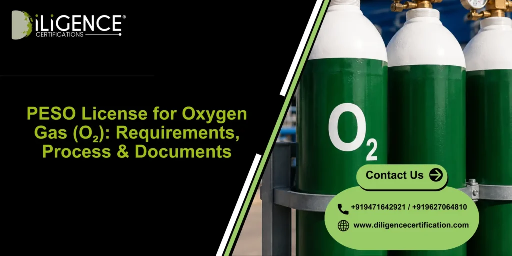 PESO License for Oxygen Gas (O₂)