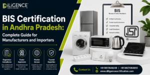 BIS Certification in Andhra Pradesh banner for manufacturers and importers.