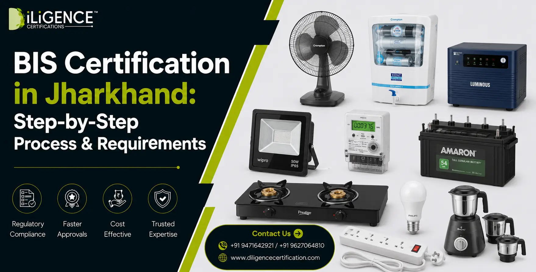 BIS Certification in Jharkhand process and requirements guide with electronic products