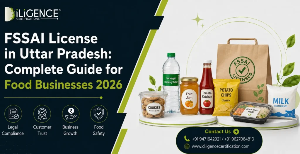 FSSAI License in Uttar Pradesh: Complete Guide for Food Businesses, Documents, Fees & Application Process (2026)