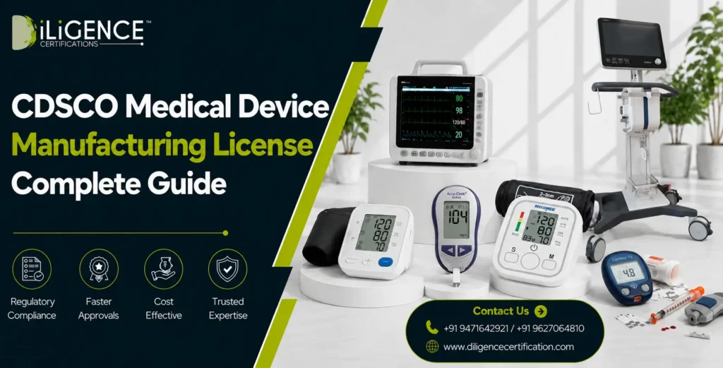 CDSCO Medical Device Manufacturing License: Complete Guide for Indian Manufacturers