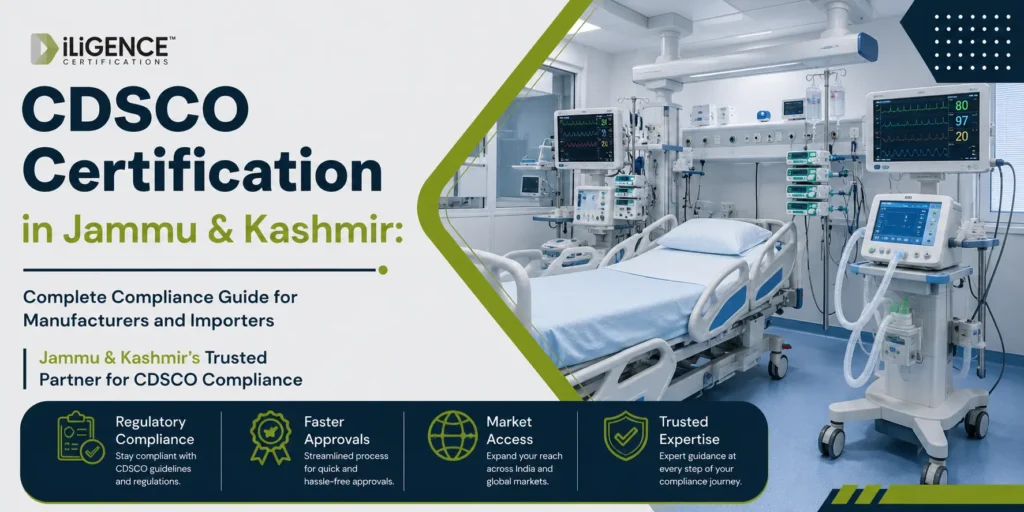 CDSCO Certification in Jammu & Kashmir