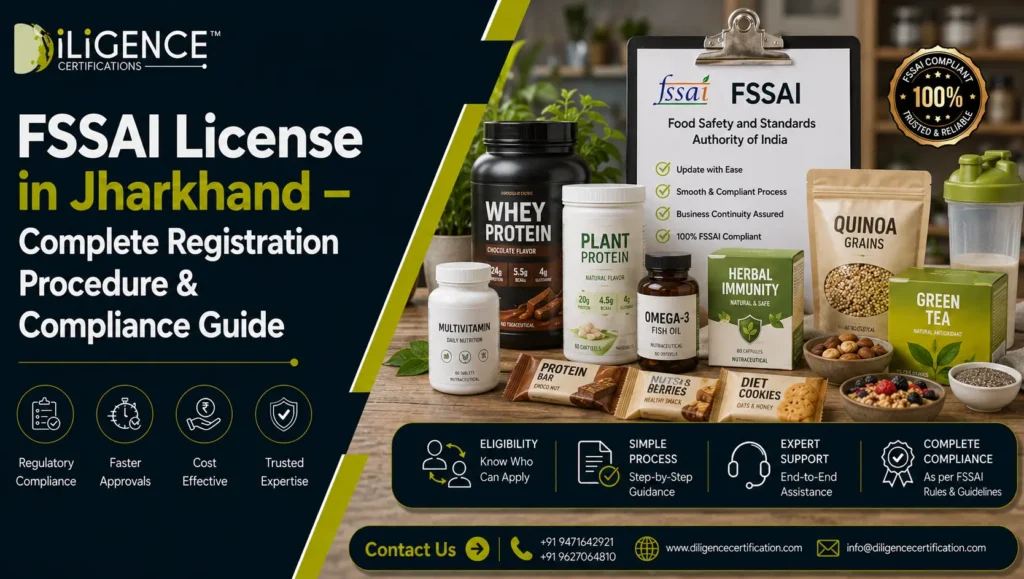 FSSAI License in Jharkhand – Complete Registration Procedure & Compliance Guide