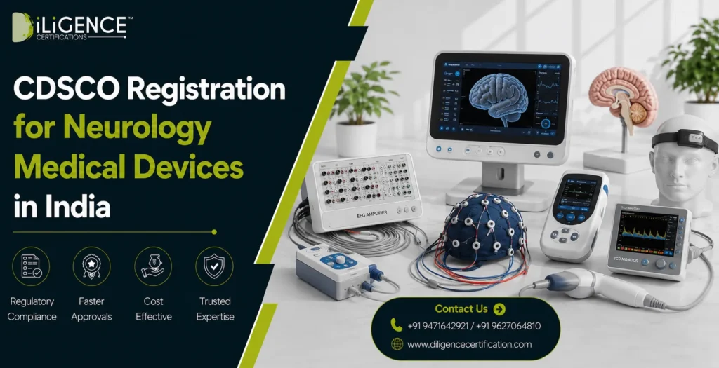 cdsco registration for neurology medical devices in india