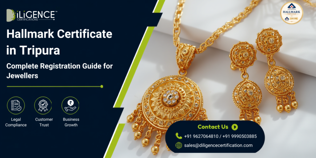 Hallmark Certificate in Tripura for gold jewellery showroom