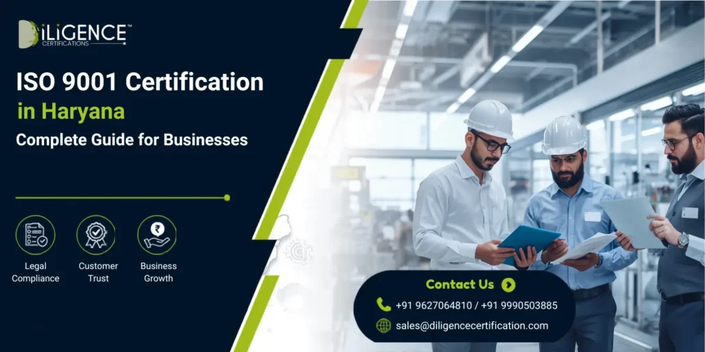 ISO 9001 Certification in Haryana for manufacturers and MSMEs