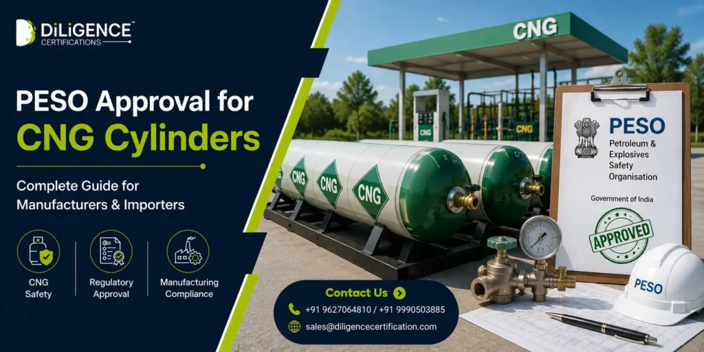 PESO Approval for CNG Cylinders manufacturing facility in India