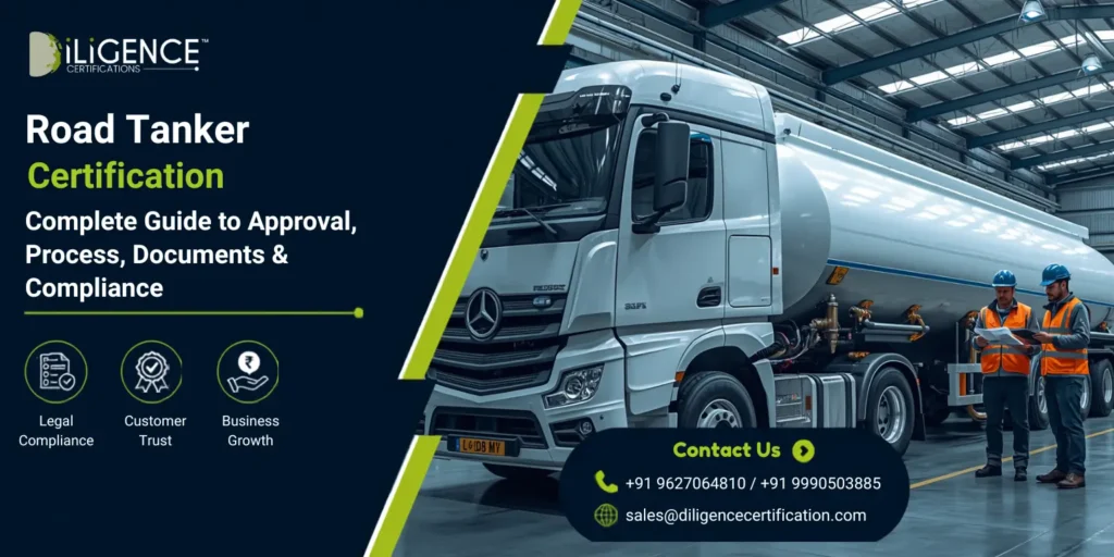 Road Tanker Certification process with PESO safety inspection and compliance verification