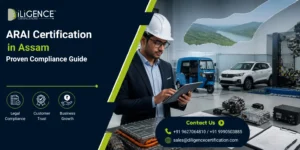 ARAI Certification in Assam for vehicle type approval, EV testing, automotive components, and compliance.