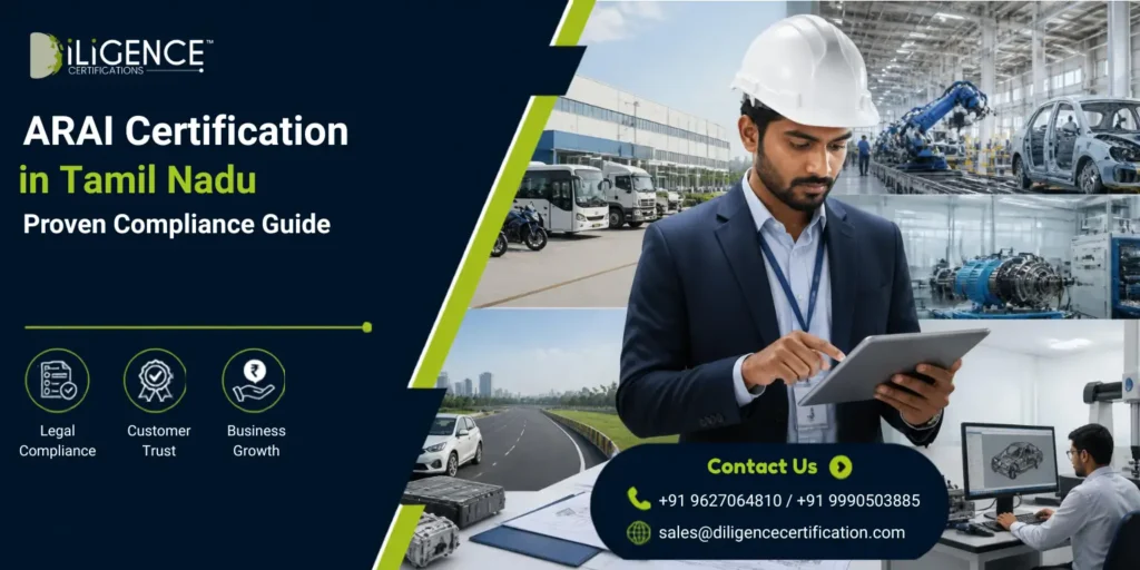 ARAI Certification in Tamil Nadu for vehicle homologation, testing and automotive compliance.