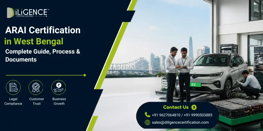ARAI Certification in West Bengal for vehicle testing, homologation and automotive compliance